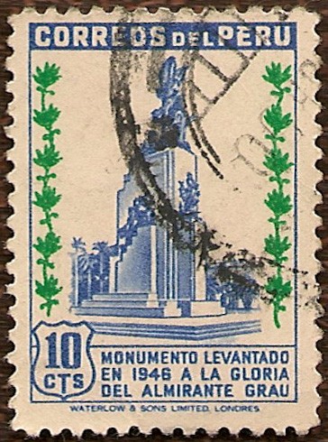Monumento Levantado en 1946 a la Gloria del Almirante Grau.