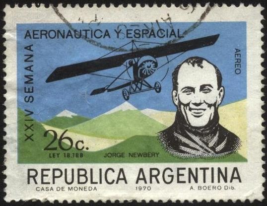 Jorge Alejandro Newbery. 1875 - 1914. Ingeniero, aviador, deportista. Fue uno de los primeros aviado