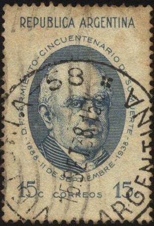 50 años del fallecimiento de Domingo Faustino Sarmiento. 1811 – 1888. Militar, político, docente, es