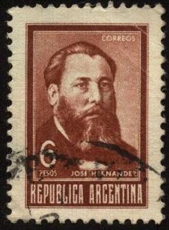 José Hernández. 1834 – 1886. Periodista, político y escritor autor de los libros del Martín Fierro.