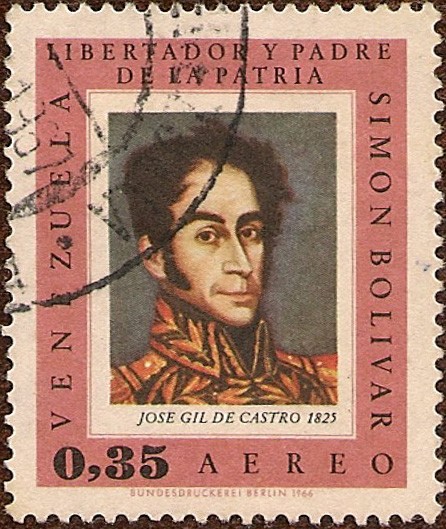 Simón Bolívar - Libertador y Padre de la Pátria (José Gil de Castro, 1825).