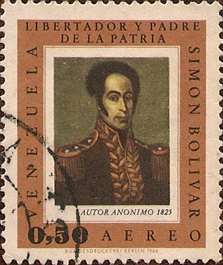 Simón Bolívar - Libertador y Padre de la Pátria (Autor Anónimo, 1825).