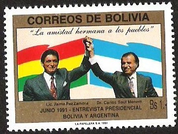 ENTREVISTA PRESIDENCIAL BOLIVIA Y ARGENTINA