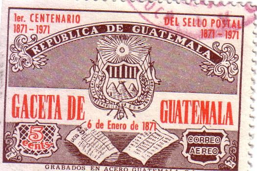 Escudo de armas y periódico