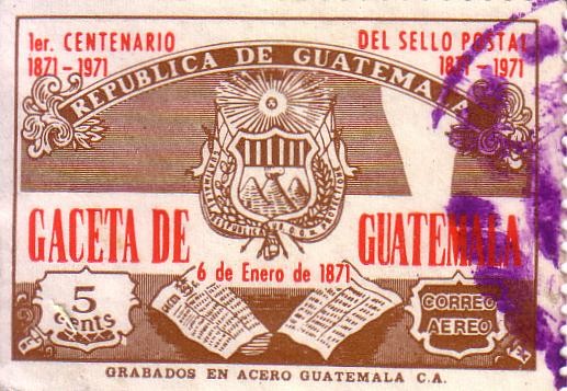 Escudo de armas y periódico