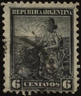 El sol naciente. La Libertad y el escudo Nacional Argentino. 1899 a 1903