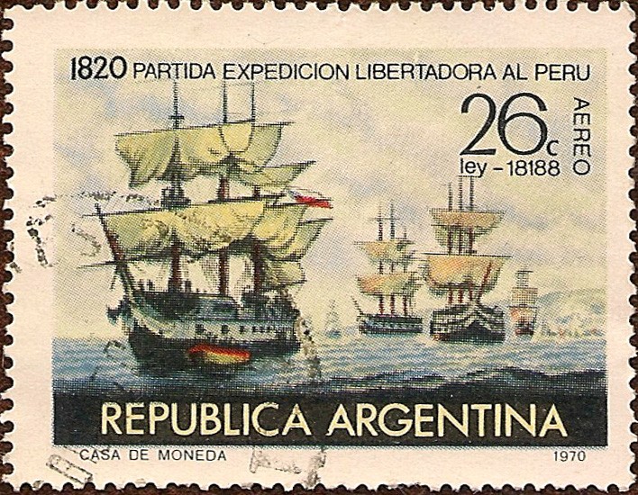 1820 Partida Expedición Libertadora al Perú