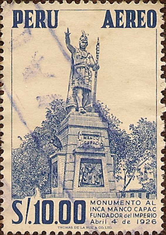 Monumento al Inca Manco Cápac Fundador del Imperio (4 abr. 1926).