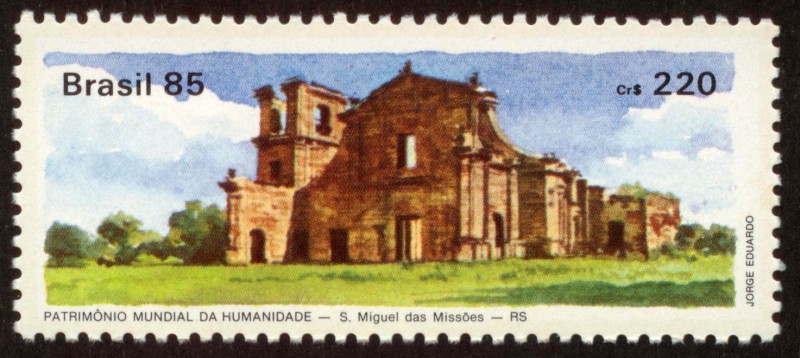 BRASIL - Misiones jesuíticas de los guaraníes: ruinas de Sao Miguel das Missoes