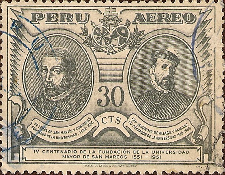 IV Centenario de la Fundación de la Universidad Mayor de San Marcos 1551-1951.