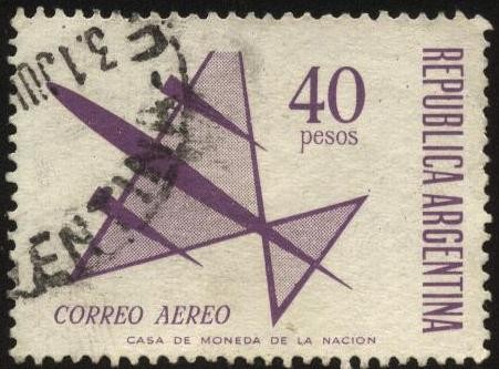 Correo aéreo. Sellos para franqueo aéreo y ordinario. 