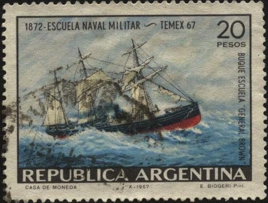 Escuela Naval Militar de la Argentina. Buque Escuela General Brown.