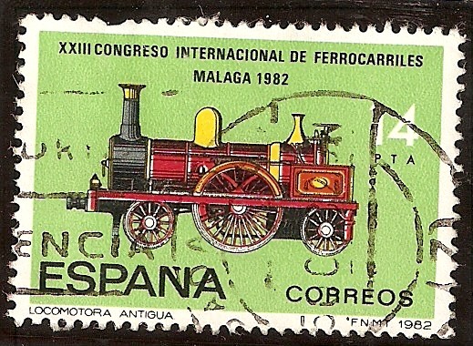 XXIII Congreso Internacional de Ferrocarriles. Locomotora 