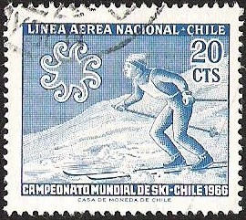 CAMPEONATO MUNDIAL DE SKI  CHILE 1966