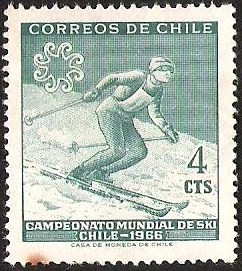 CAMPEONATO MUNDIAL DE SKI CHILE 1966