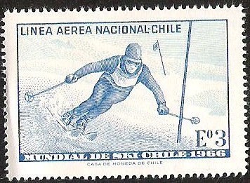 CAMPEONATO MUNDIALDE SKI CHILE 1966