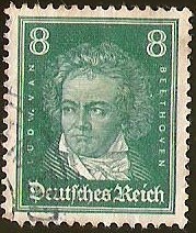 DEUTSCHES REICH - LUDWING VAN BEETHOVEN - COMPOSITOR. (1770 - 1827)