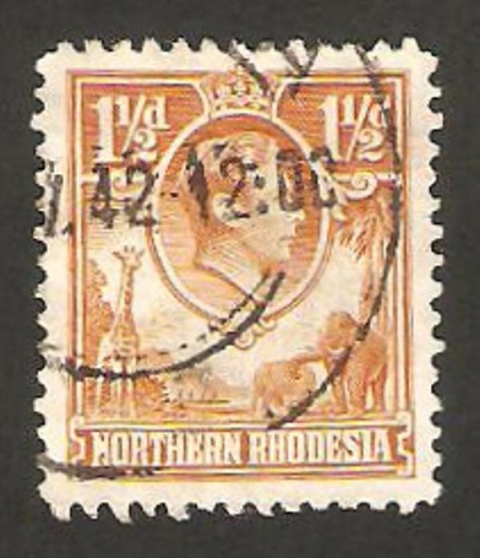 rhodesia del norte - george VI