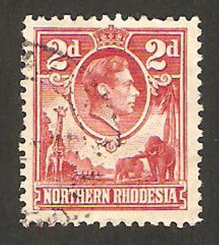 rhodesia del norte - george VI