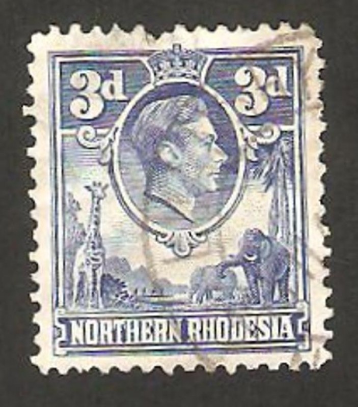 rhodesia del norte - george VI