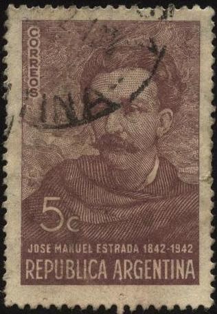100 años del nacimiento de José Manuel Estrada. 1842 - 1942. Abogado, escritor y político de Argenti