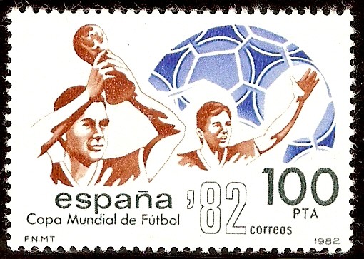 Copa Mundial de Fútbol ESPAÑA'82. Entrega del trofeo