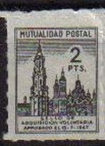 España Mutualidad Postal 1947 Sello ** Local 2 pts Timbre Espagne Spain Spagna
