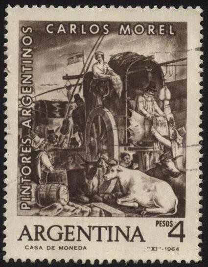 Carlos Morel pintor 1813 - 1894. Fue el primer gran artista pintor de Argentina.