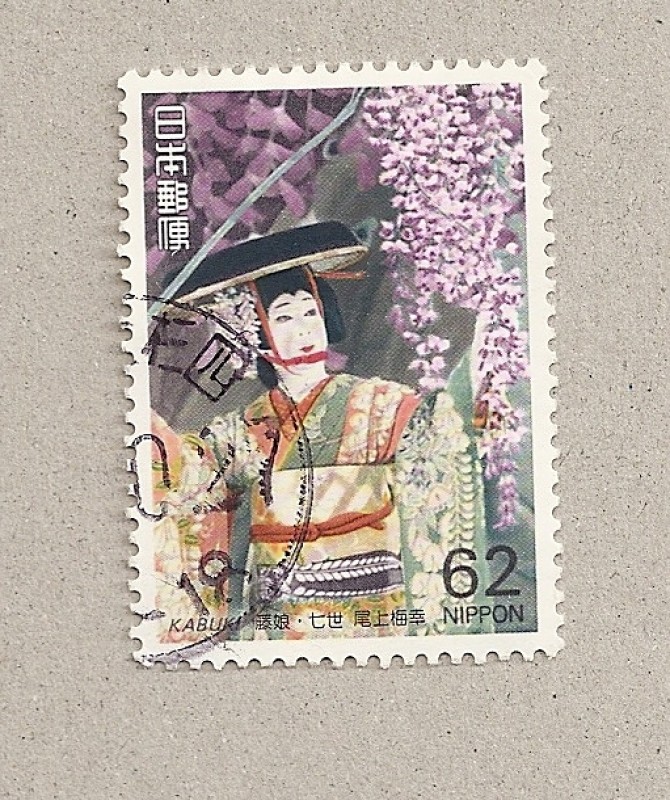 Actriz del teatro kabuki