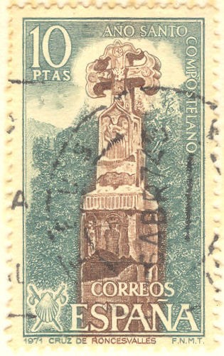 Año Santo Compostelano, Cruz de Roncesvalles, Navarra