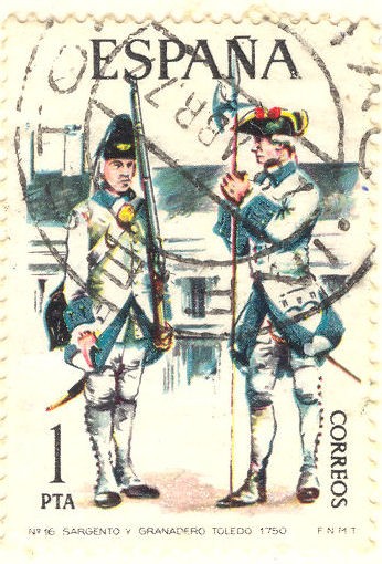 Sargento y Granadero Toledo 1750