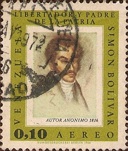 Simón Bolívar - Libertador y Padre de la Pátria (Anónimo, 1816).