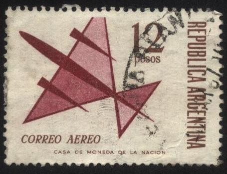 Correo aéreo. Valores ordinarios para correspondencia aérea y común.