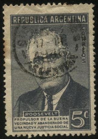 Homenaje al Presidente Franklin Delano Roosevelt a 1 año de su fallecimiento.