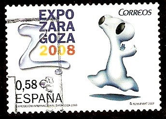 Expo Zaragoza 2008. Mascota y logotipo