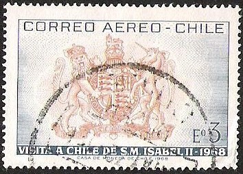 VISITA DE S.M LA REINA ISABEL II - ESCUDO DE GRAN BRETAÑA