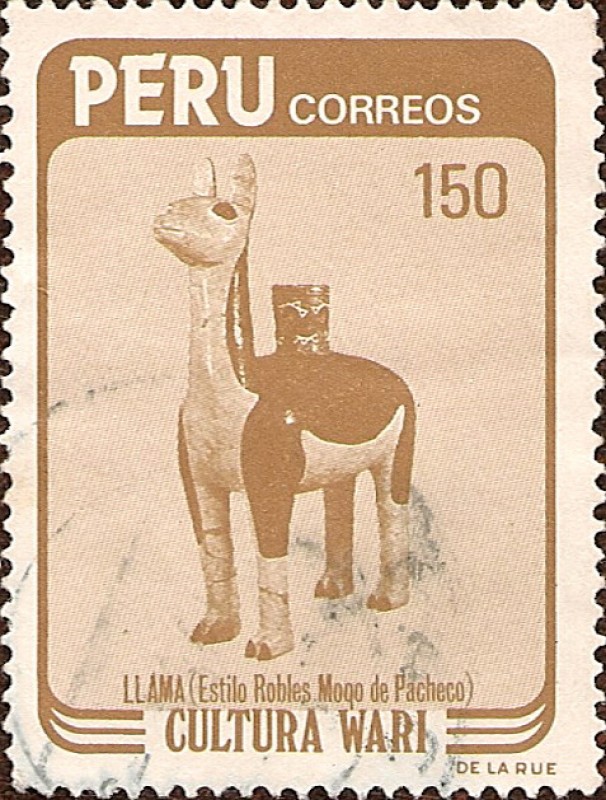 Cultura Wari. Llama (Estilo Robles Moqo de Pacheco).