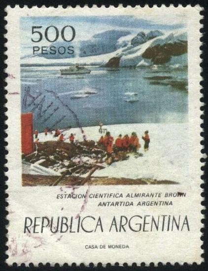Estación Científica Almirante Brown en la Antártida Argentina.