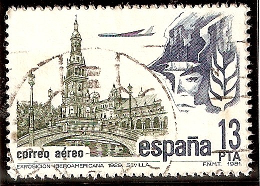 Exposición 1929 Plaza de España, Sevilla