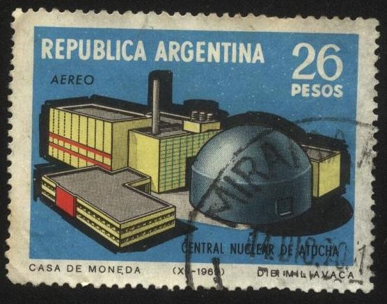 Central nuclear de Atucha. Primera de Argentina y América Latina en producción de energía eléctrica.