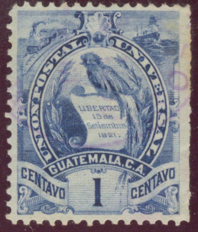 Quetzal Union Postal Universal Guatemala