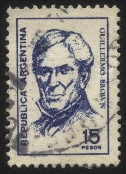 Almirante Guillermo Brown. 1777 – 1857. Primer almirante de la fuerza naval de la Argentina.