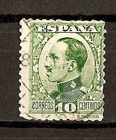 Tipo Vaquer de Perfil / Alfonso XIII.