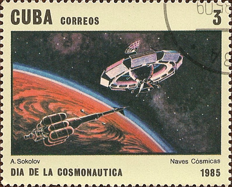 Día de la Cosmonáutica - Naves Cósmicas.