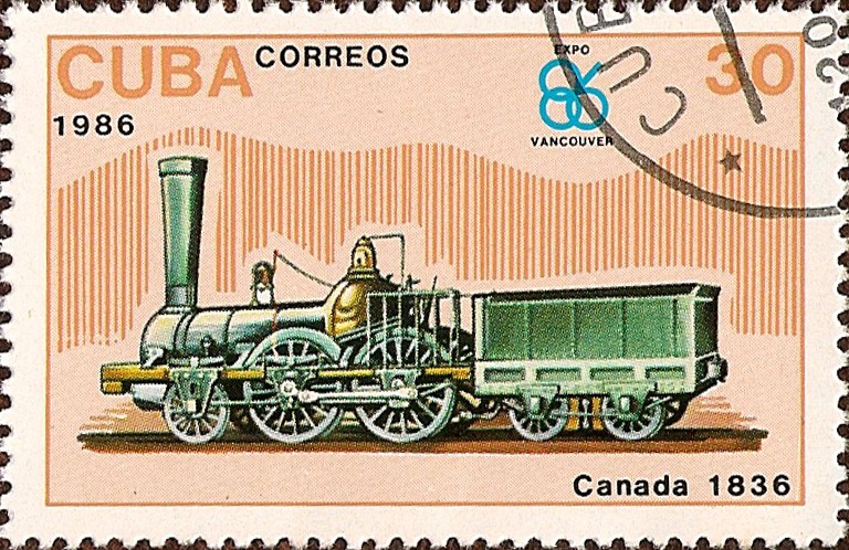 EXPO ’86, Vancouver - Primera Locomotora de Canadá 1836.