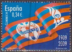 ESPAÑA 2010 4561 Sello Deportes Centenario del Levante UD usado Espana Spain Espagne Spagna Spanje S