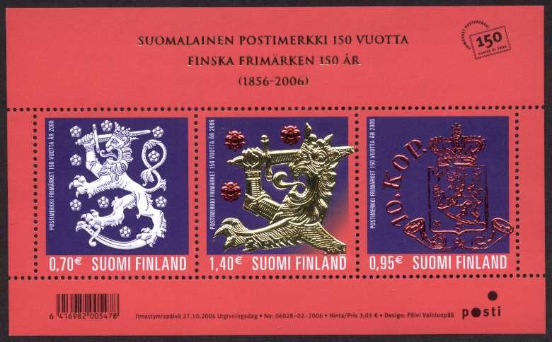 Sello Finlandés 150 años