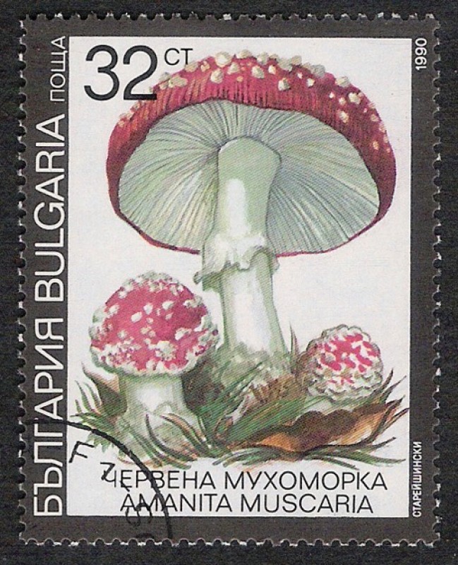 SETAS-HONGOS: 1.120.034,05-Amanita muscaria -Dm.991.10-Y&T.3355-Mch.3889-Sc.3600