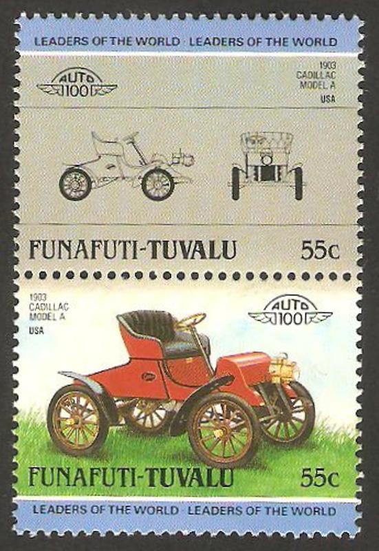 funafuti tuvalu - vehículo 1903 cadillac model. USA