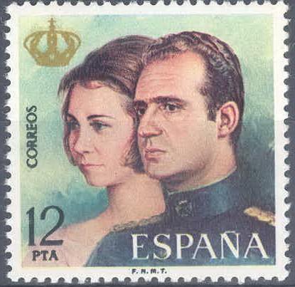 ESPAÑA 1975_2305 Don Juan Carlos I y Doña Sofia, Reyes de España. Scott 1930